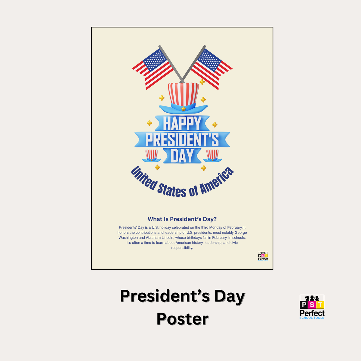 Free President's Day Poster