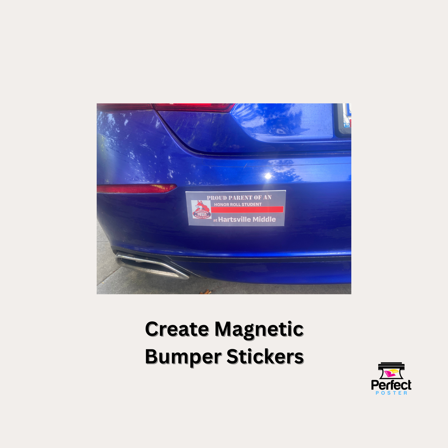Awards Maker System - Magnetic Bumper Stickers - Awards Maker for Schools - School Fundraiser Ideas
