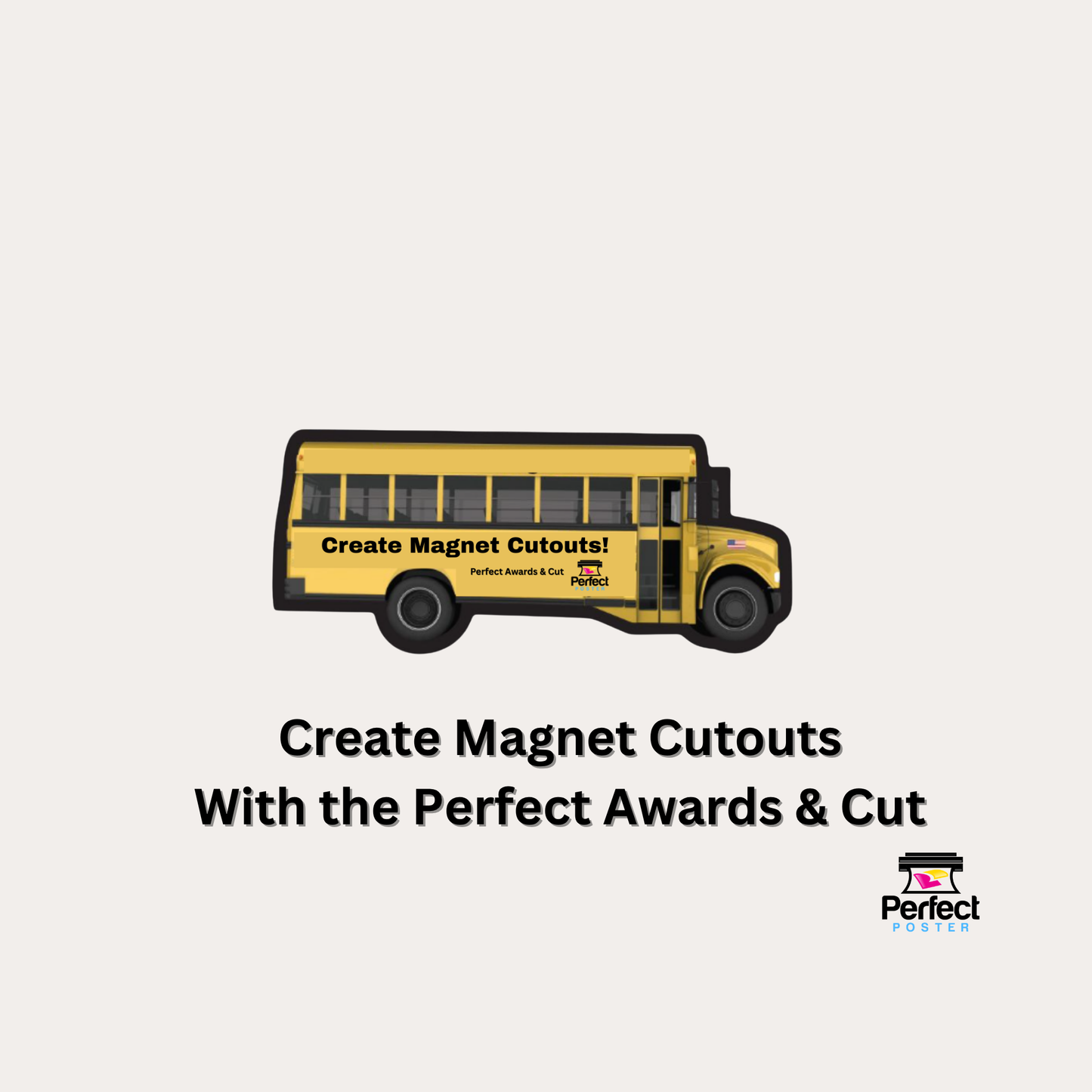 Magnet Cut outs - Awards Maker - Awards & Cut - Die Cut Machine
