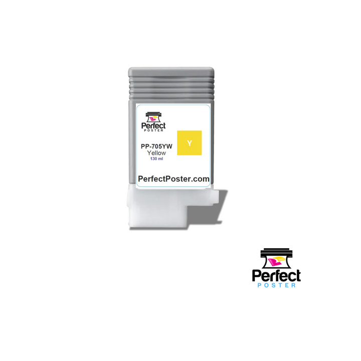 Poster Maker Supplies - Yellow Ink Cartridge  - Poster Printer- Canon TM Series - Compatible - PSS LOD 2.0 - LOD 3.0 - PP-705YW