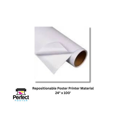 Poster Maker Supplies - Repositionable posters - stick on posters - Poster Paper