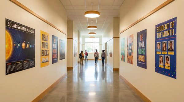School Hallway Displays