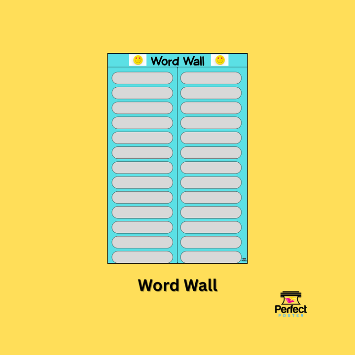Word Wall - School Poster Template - Perfect Poster