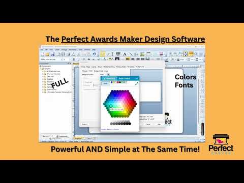 Awards Maker Video including design software